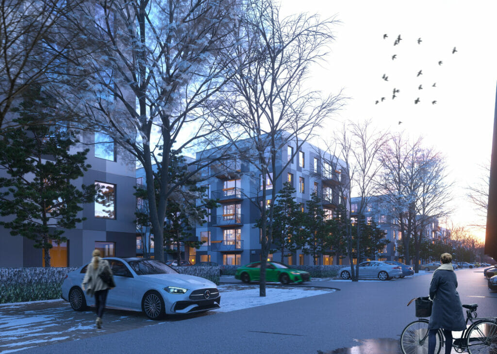 Čiekurkalna 3. šķērslīnija 1A (Čiekurkalna 3. šķērslīnija 1A) - Korterelamu - visuaalne