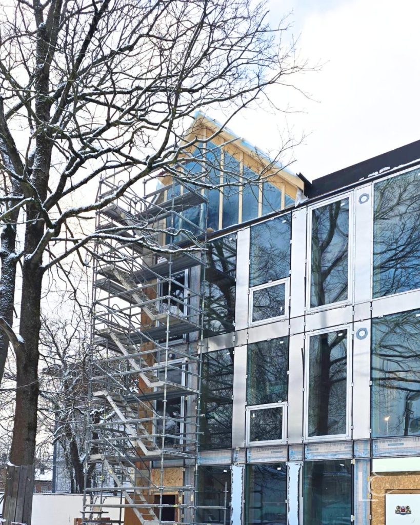 Lenta kvartāls – 1. kārta - Grata Nams (Jelgavas iela 68) - Multi apartment, Office center - construction photos