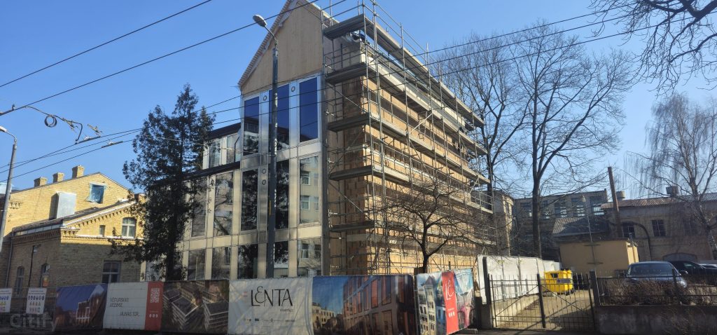 Lenta kvartāls – 1. kārta - Grata Nams (Jelgavas iela 68) - Multi apartment, Office center - construction photos