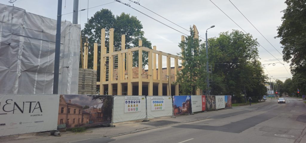 Lenta kvartāls – 1. kārta - Grata Nams (Jelgavas iela 68) - Multi apartment, Office center - construction photos