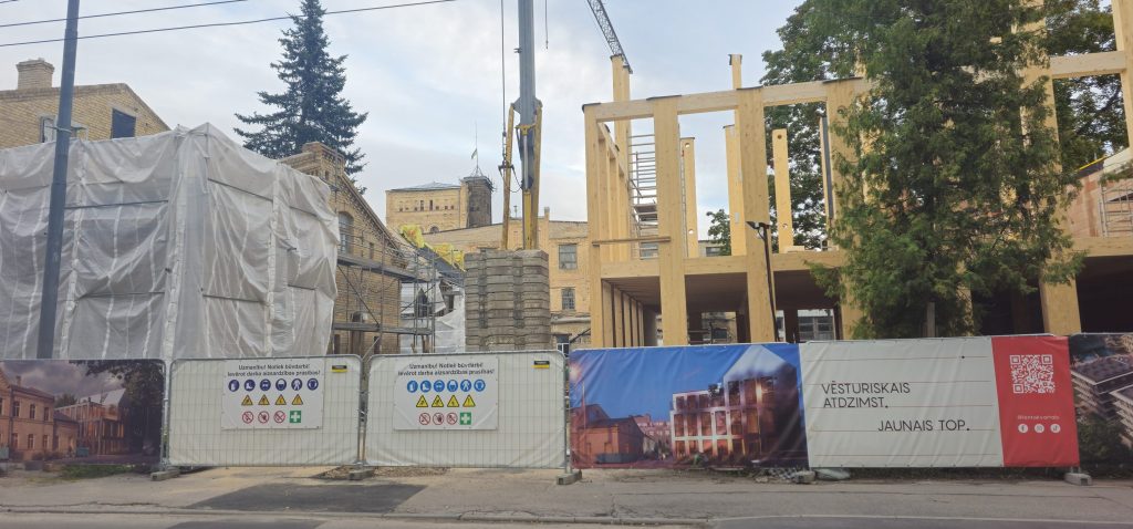 Lenta kvartāls – 1. kārta - Grata Nams (Jelgavas iela 68) - Multi apartment, Office center - construction photos