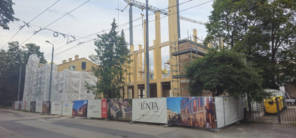 Lenta kvartāls – 1. kārta - Grata Nams (Jelgavas iela 68) - Multi apartment, Office center - construction photos