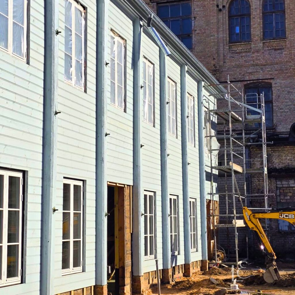 Lenta kvartāls – 1. kārta - Ludviga Nams (Jelgavas iela 68) - Toitlustusasutus, Korterelamu - ehituse fotod