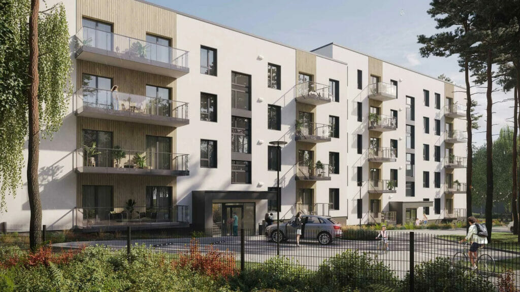 Čiekuru mājas (Druvienas iela 2) - Daudzdzīvokļu nams - vizualizācija