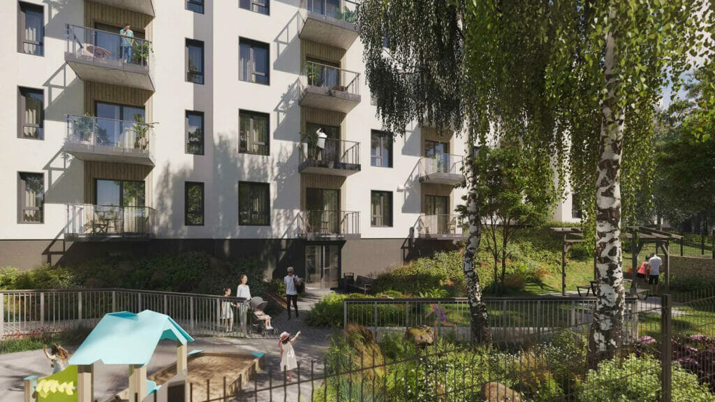 Čiekuru mājas (Druvienas iela 2) - Daudzdzīvokļu nams - vizualizācija