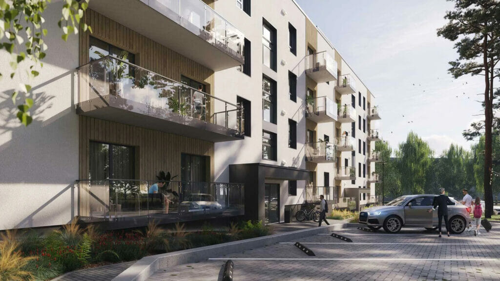 Čiekuru mājas (Druvienas iela 2) - Daudzdzīvokļu nams - vizualizācija