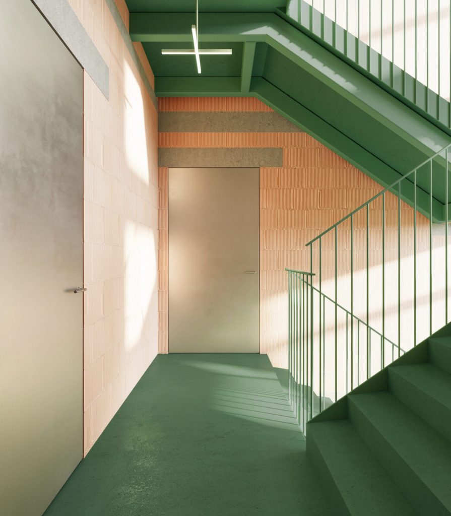 Lenta kvartāls – 1. kārta - Grata Nams (Jelgavas iela 68) - Multi apartment, Office center - visualization