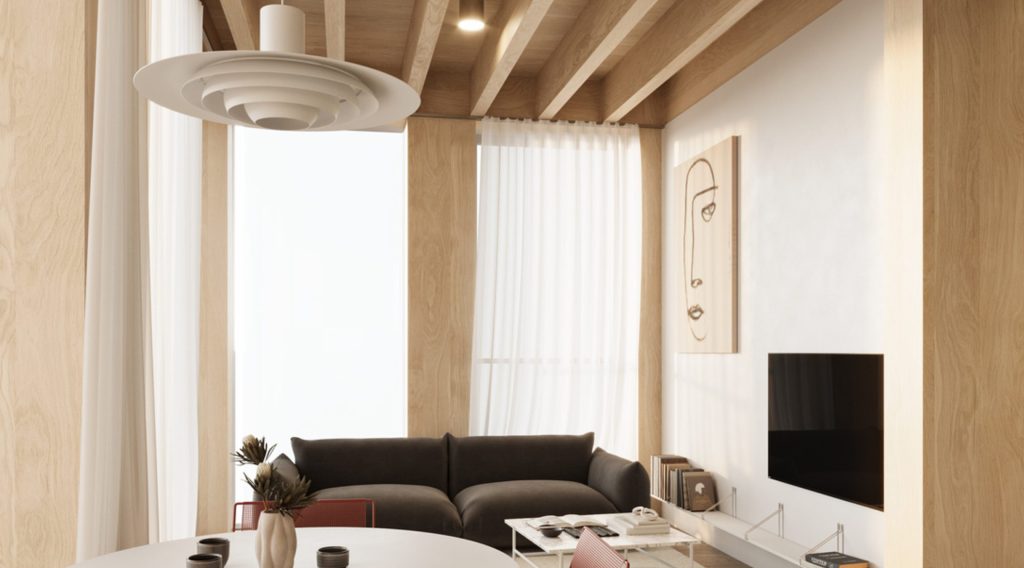 Lenta kvartāls – 1. kārta - Grata Nams (Jelgavas iela 68) - Multi apartment, Office center - visualization