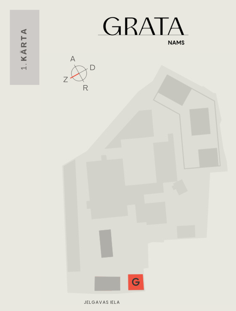 Lenta kvartāls – 1. kārta - Grata Nams (Jelgavas iela 68) - Multi apartment, Office center - visualization