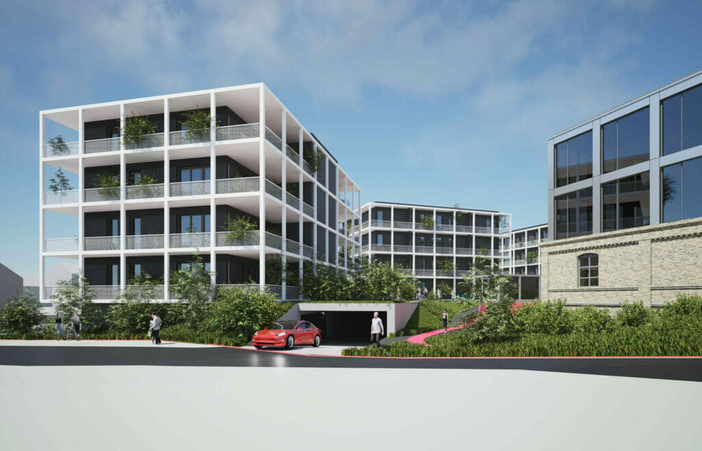 Lenta kvartāls – 2. kārta - Arhitektu Nams N (Jelgavas iela 68) - Multi apartment - visualization