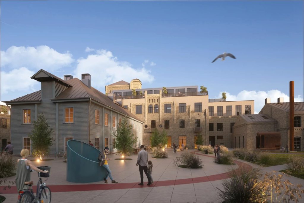 Lenta kvartāls – 1. kārta - Devendrusa Nams (Jelgavas iela 68) - Multi apartment, Other commercial - visualization