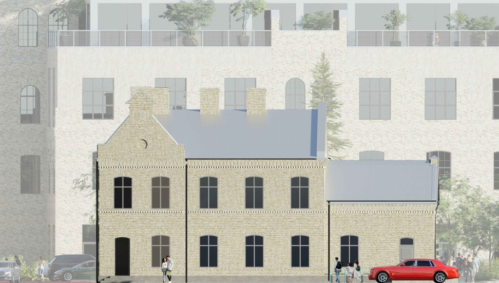 Lenta kvartāls – 1. kārta - Devendrusa Nams (Jelgavas iela 68) - Multi apartment, Other commercial - visualization