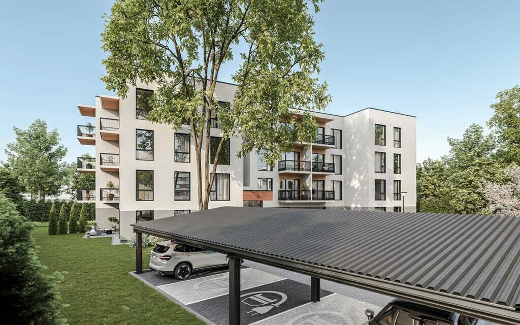 Ābeļziedu terases (Laimdotas iela 38) - Daudzdzīvokļu nams - vizualizācija