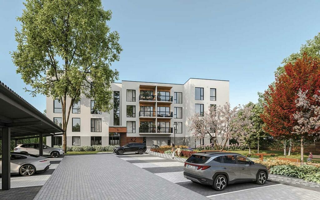 Ābeļziedu terases (Laimdotas iela 38) - Daudzdzīvokļu nams - vizualizācija