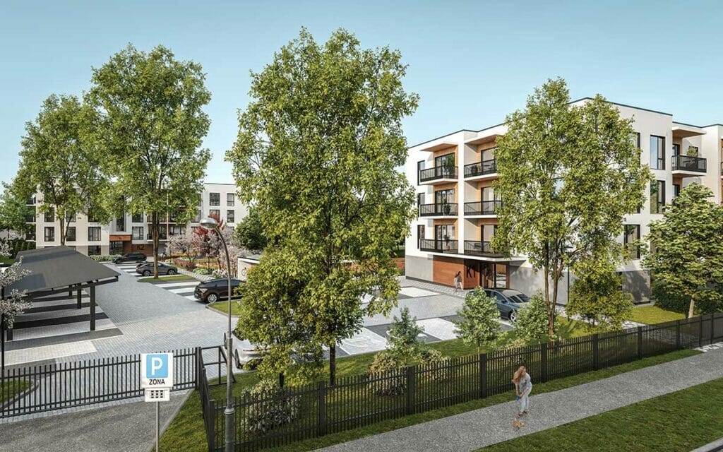 Ābeļziedu terases (Laimdotas iela 38) - Daudzdzīvokļu nams - vizualizācija