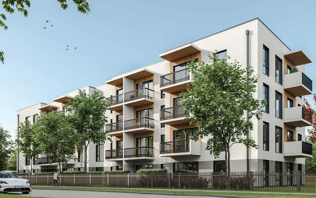 Ābeļziedu terases (Laimdotas iela 38) - Daudzdzīvokļu nams - vizualizācija