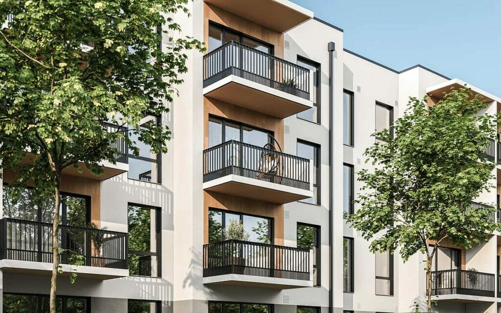 Ābeļziedu terases (Laimdotas iela 38) - Daudzdzīvokļu nams - vizualizācija