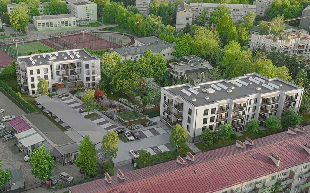 Ābeļziedu terases (Laimdotas iela 38) - Daudzdzīvokļu nams - vizualizācija