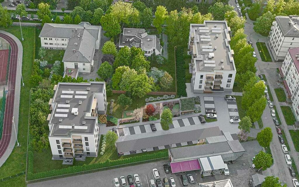 Ābeļziedu terases (Laimdotas iela 38) - Daudzdzīvokļu nams - vizualizācija