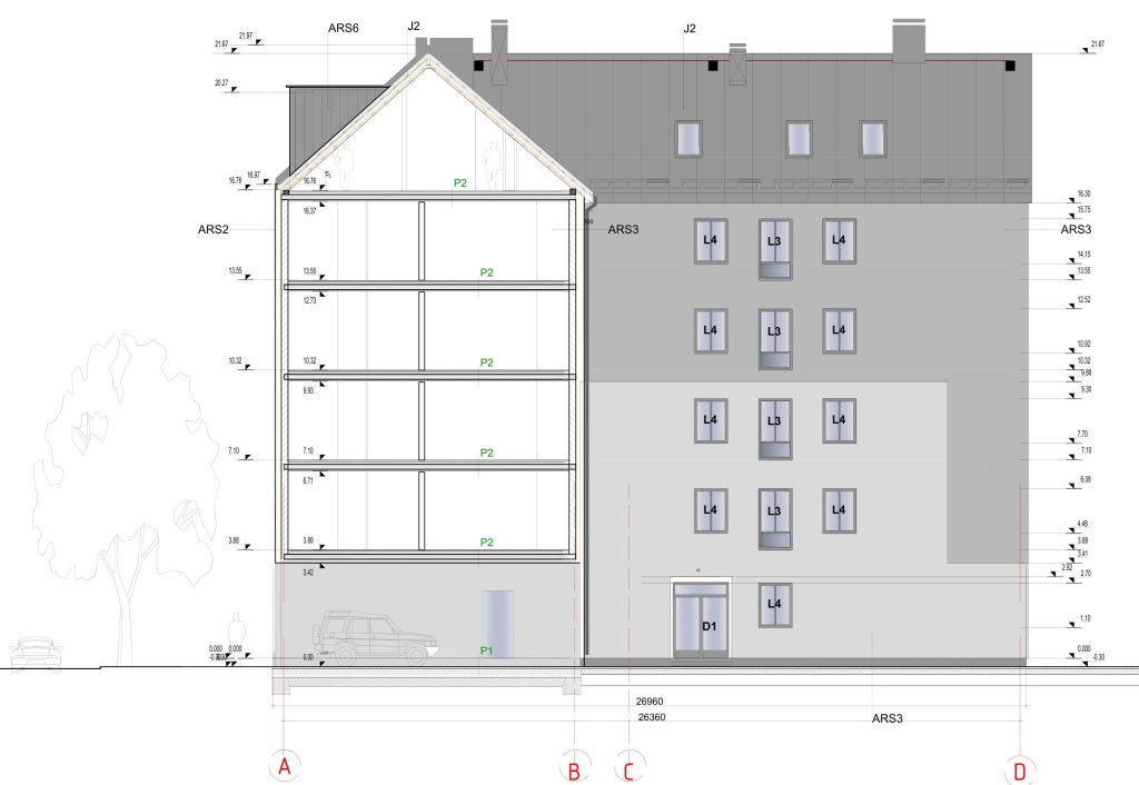 Lienes iela 5 (Lienes iela 5) - Multi apartment - visualization