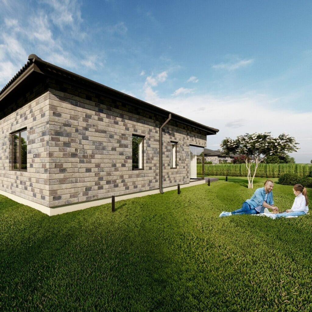 Meduvio alėja (Meduvio g. 1A-J, 3A-J) - Private house community - visualization