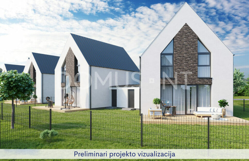 Paluknio kotedžai (Paluknio g. 28, 30, 32, 34, 36, 46, 48, 50, 52, 54) - Row housing - visualization