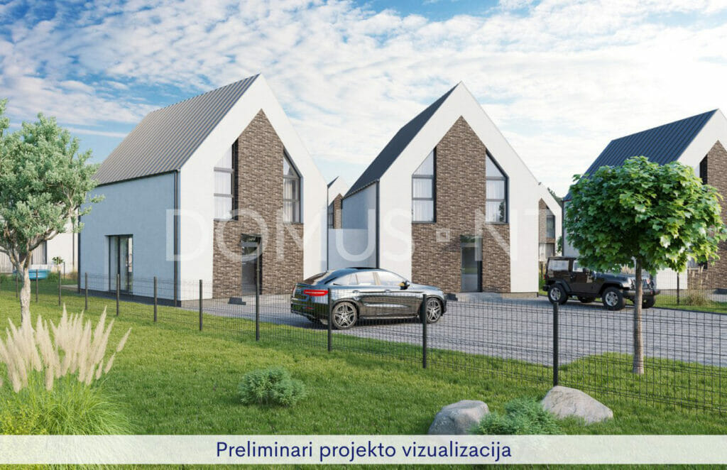 Paluknio kotedžai (Paluknio g. 28, 30, 32, 34, 36, 46, 48, 50, 52, 54) - Row housing - visualization