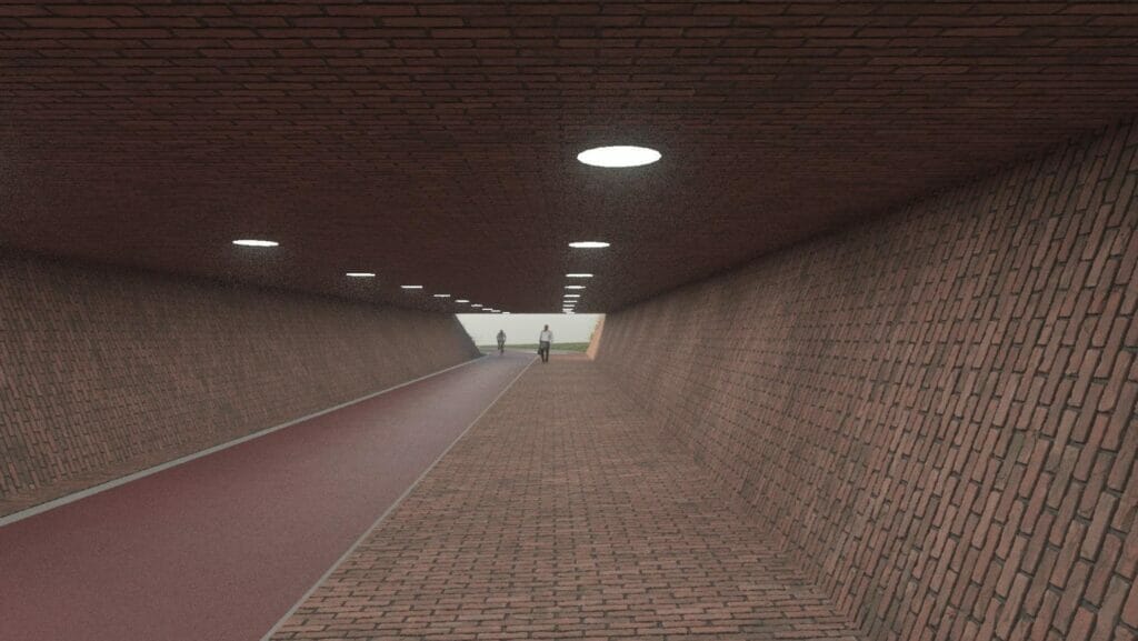 Požeminė perėja ties Litexpo (Laisvės pr.) - Bike path, Other commute - visualization