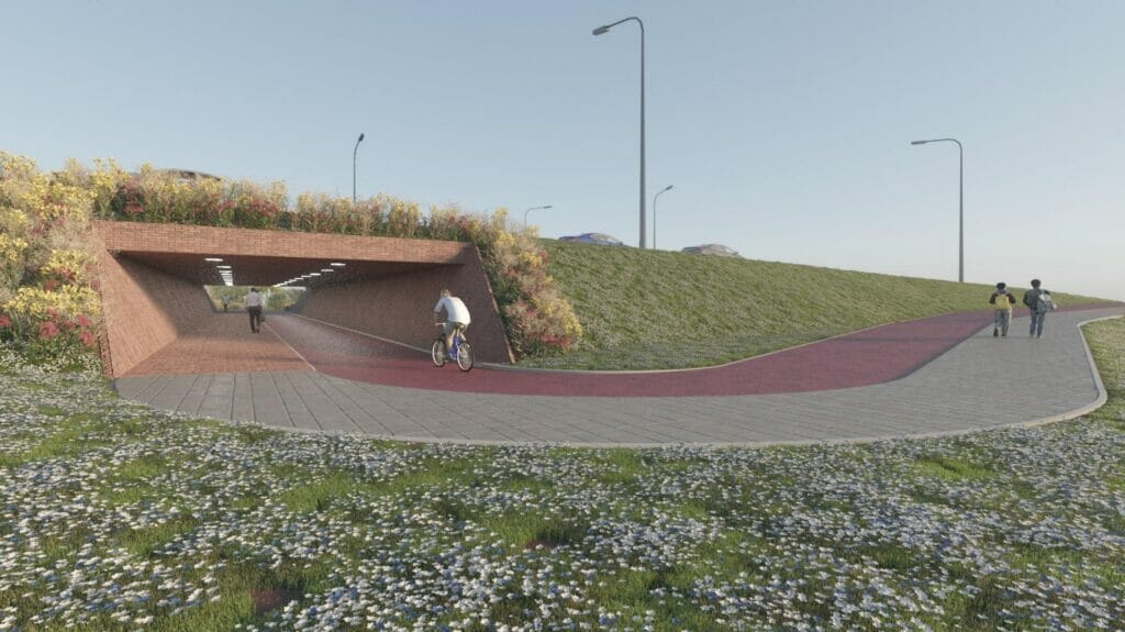 Požeminė perėja ties Litexpo (Laisvės pr.) - Bike path, Other commute - visualization