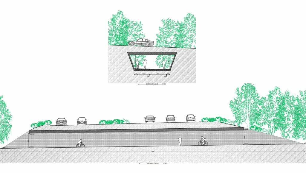 Požeminė perėja ties Litexpo (Laisvės pr.) - Bike path, Other commute - visualization