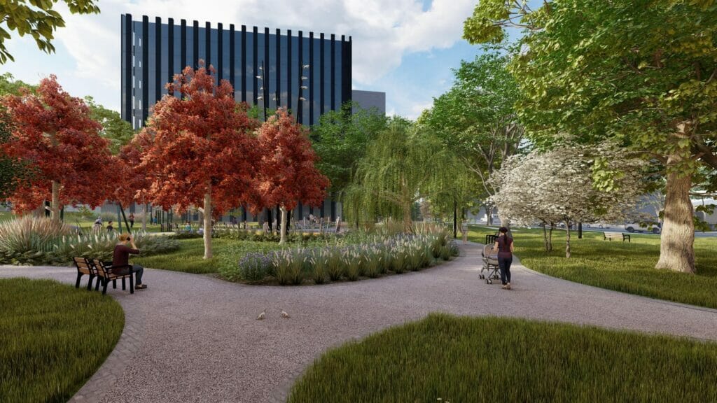 Savanorių pr. viešoji erdvė (Savanorių pr.) - Square - visualization