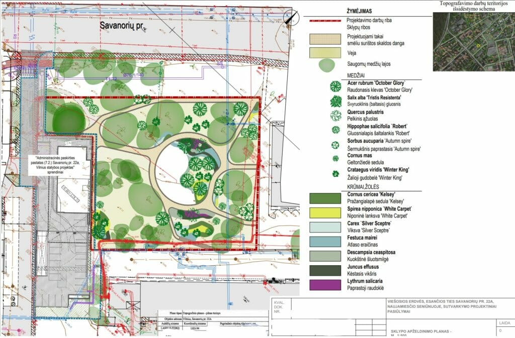Savanorių pr. viešoji erdvė (Savanorių pr.) - Square - visualization