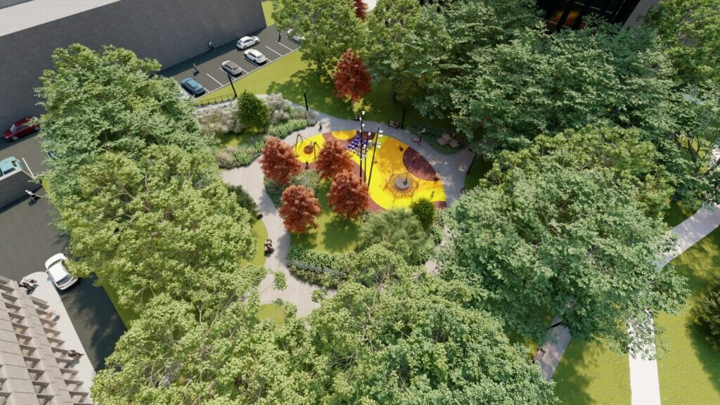 Savanorių pr. viešoji erdvė (Savanorių pr.) - Square - visualization