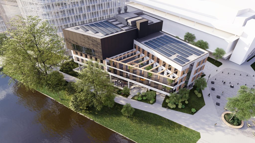 Preses Nama Kvartāls - 4. kārta - Skola (Balasta dambis 2) - Pamata vai vidējā izglītība - vizualizācija