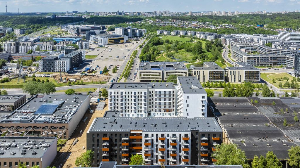 Hill City 1 etapas (Kalvarijų g. 137) - Daugiabutis - statybų nuotraukos