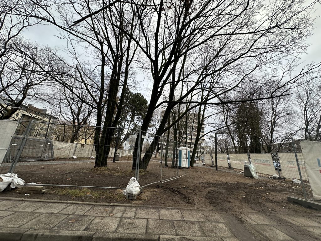 Savanorių pr. viešoji erdvė (Savanorių pr.) - Square - construction photos
