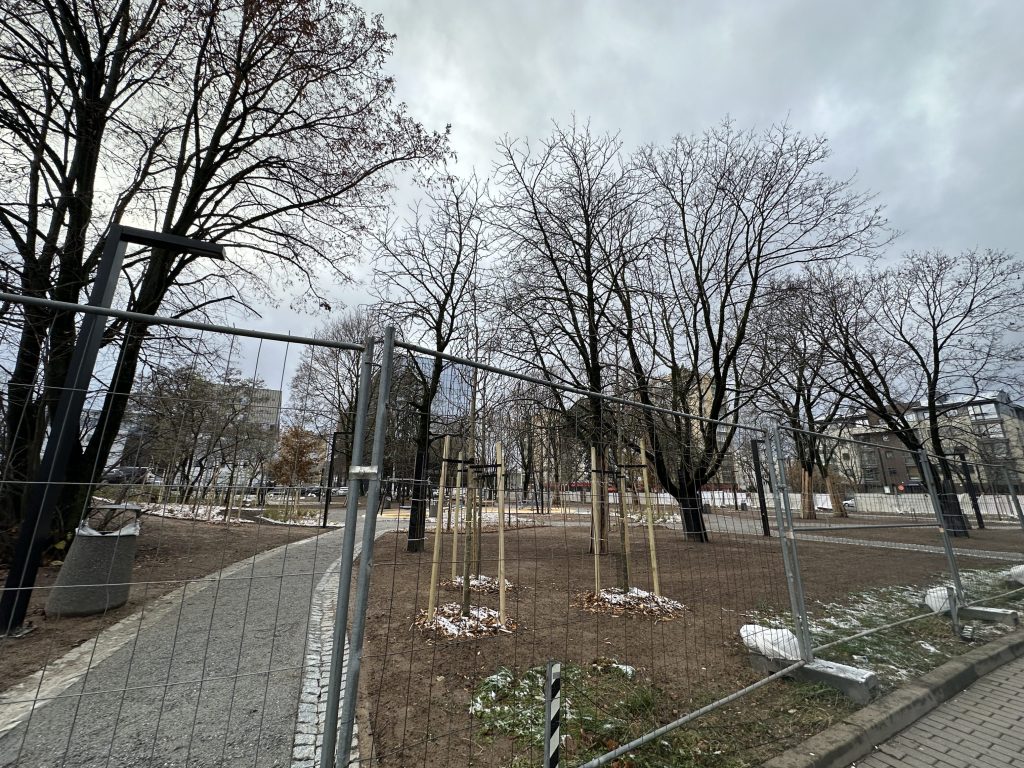 Savanorių pr. viešoji erdvė (Savanorių pr.) - Square - construction photos