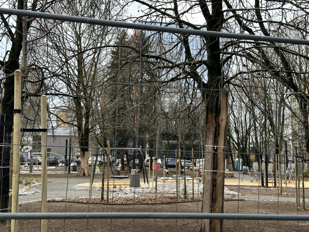 Savanorių pr. viešoji erdvė (Savanorių pr.) - Square - construction photos