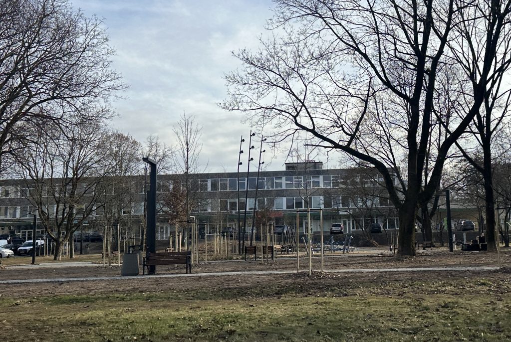 Savanorių pr. viešoji erdvė (Savanorių pr.) - Square - construction photos