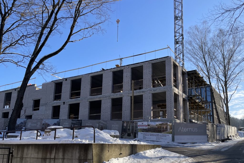 Valdovų Rezidencija (Stasio Vainiūno g. 4) - Daugiabutis - statybų nuotraukos