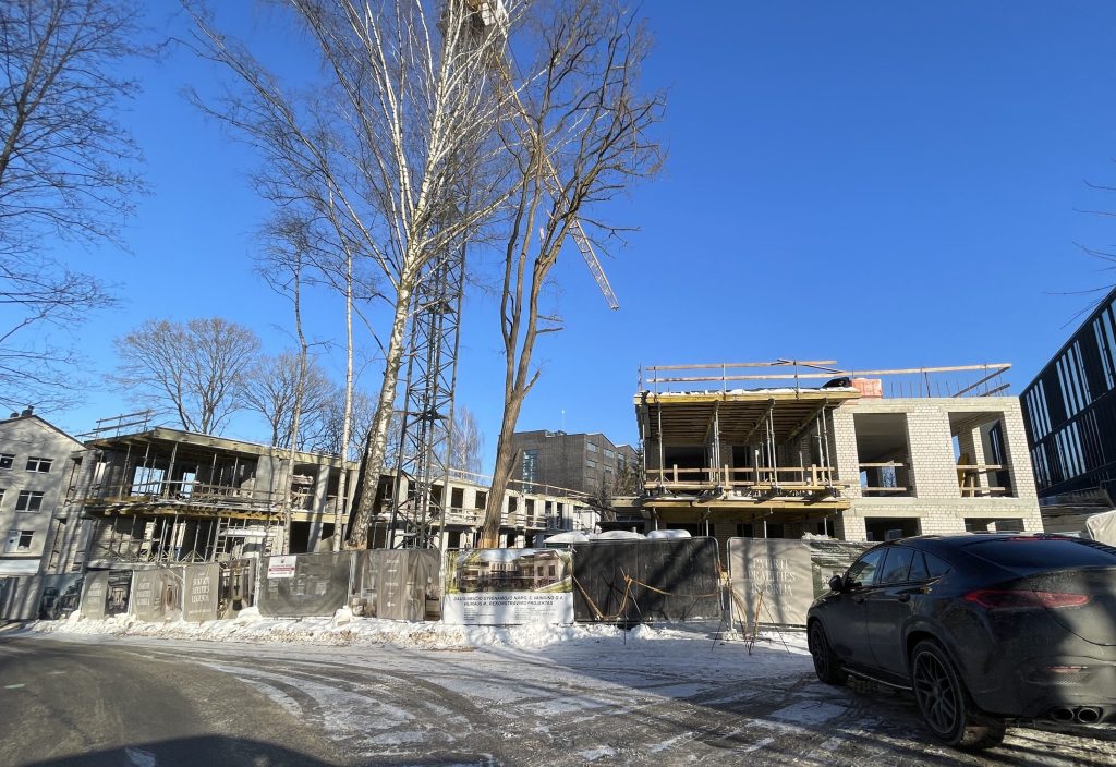 Valdovų Rezidencija (Stasio Vainiūno g. 4) - Daugiabutis - statybų nuotraukos