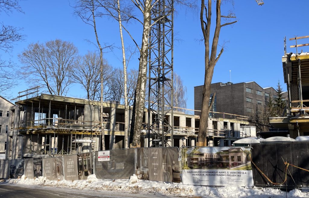 Valdovų Rezidencija (Stasio Vainiūno g. 4) - Daugiabutis - statybų nuotraukos