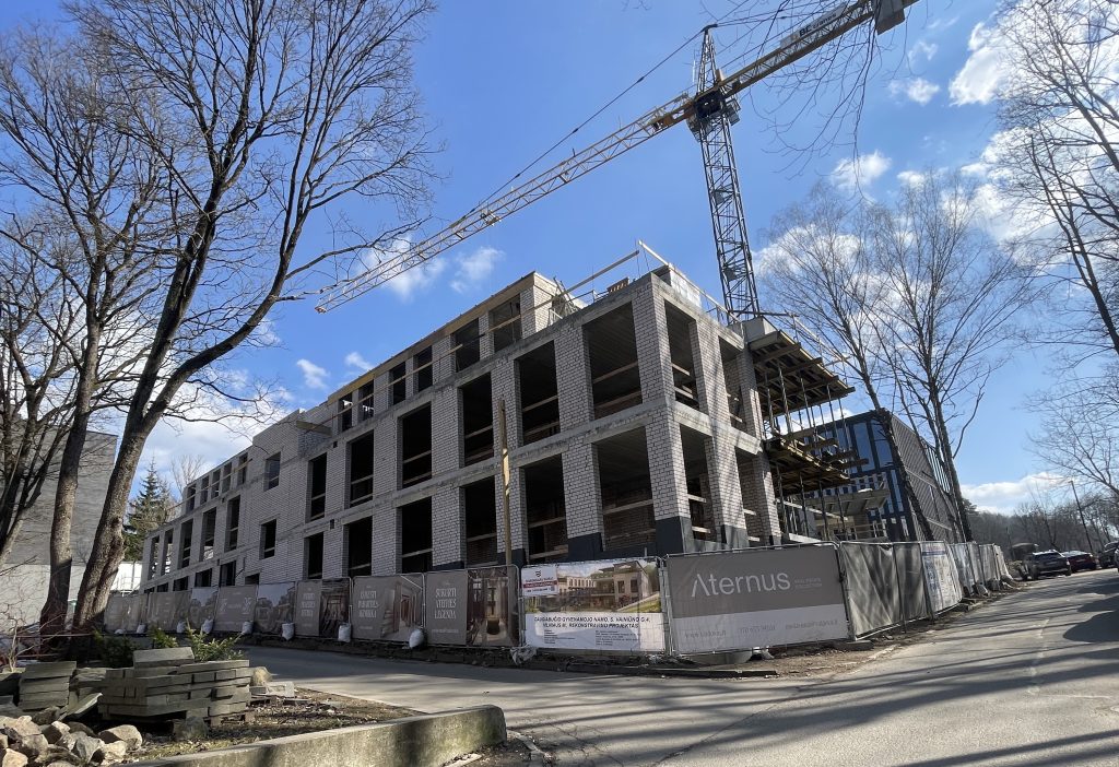 Valdovų Rezidencija (Stasio Vainiūno g. 4) - Daugiabutis - statybų nuotraukos