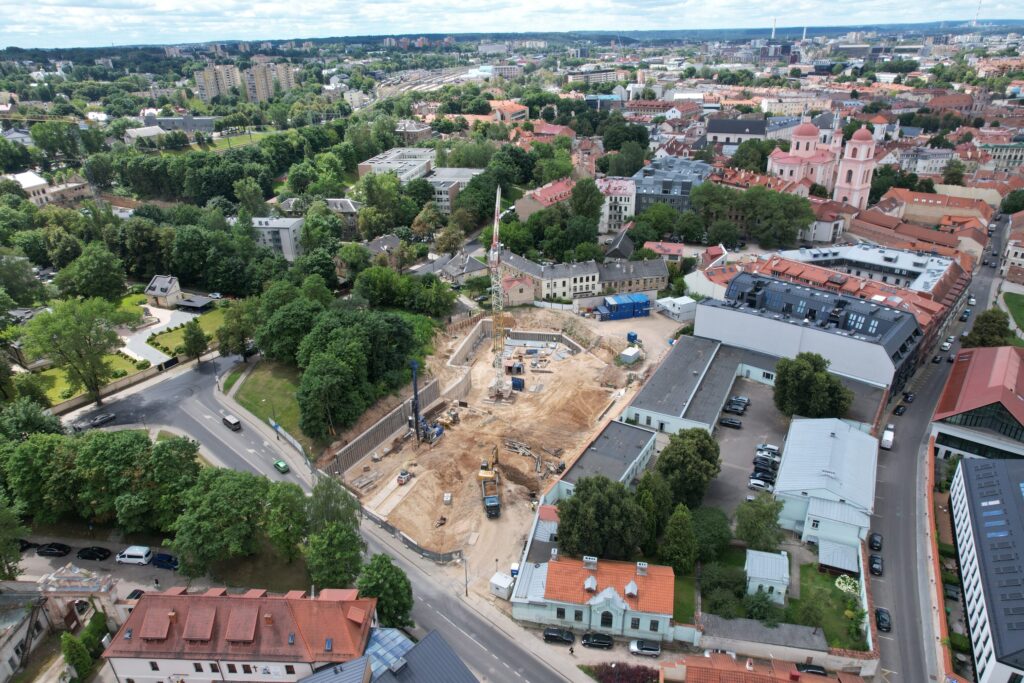 Sanguškų parkas (Žiupronių g. 7, 9) - Multi apartment - construction photos