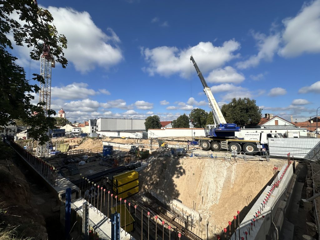 Sanguškų parkas (Žiupronių g. 7, 9) - Multi apartment - construction photos