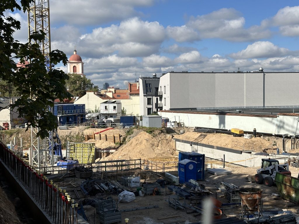 Sanguškų parkas (Žiupronių g. 7, 9) - Multi apartment - construction photos