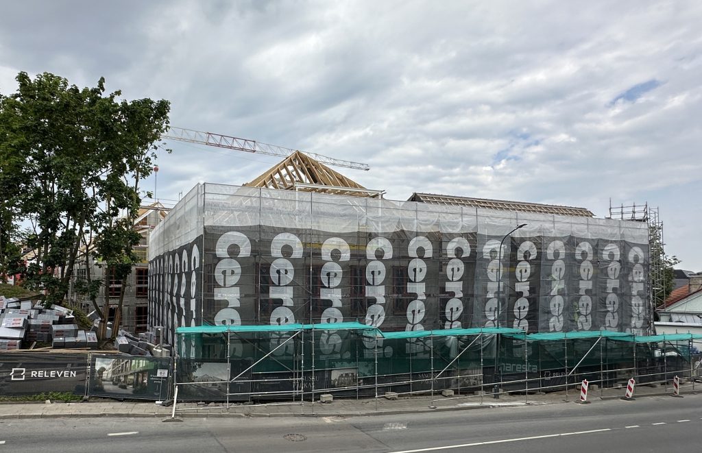 Sanguškų parkas (Žiupronių g. 7, 9) - Multi apartment - construction photos