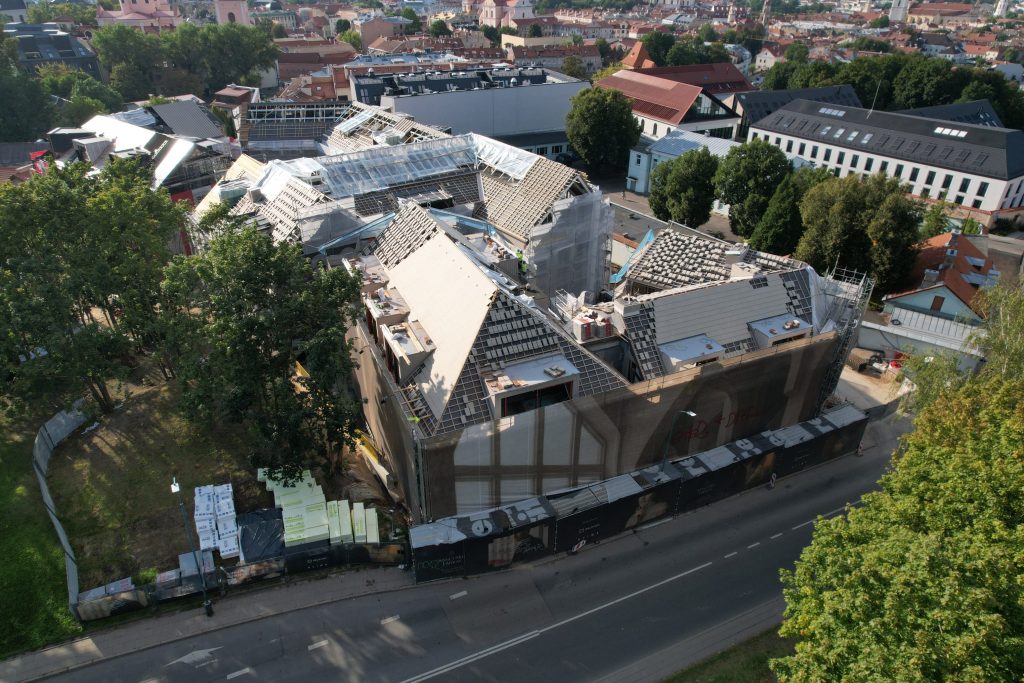 Sanguškų parkas (Žiupronių g. 7, 9) - Multi apartment - construction photos