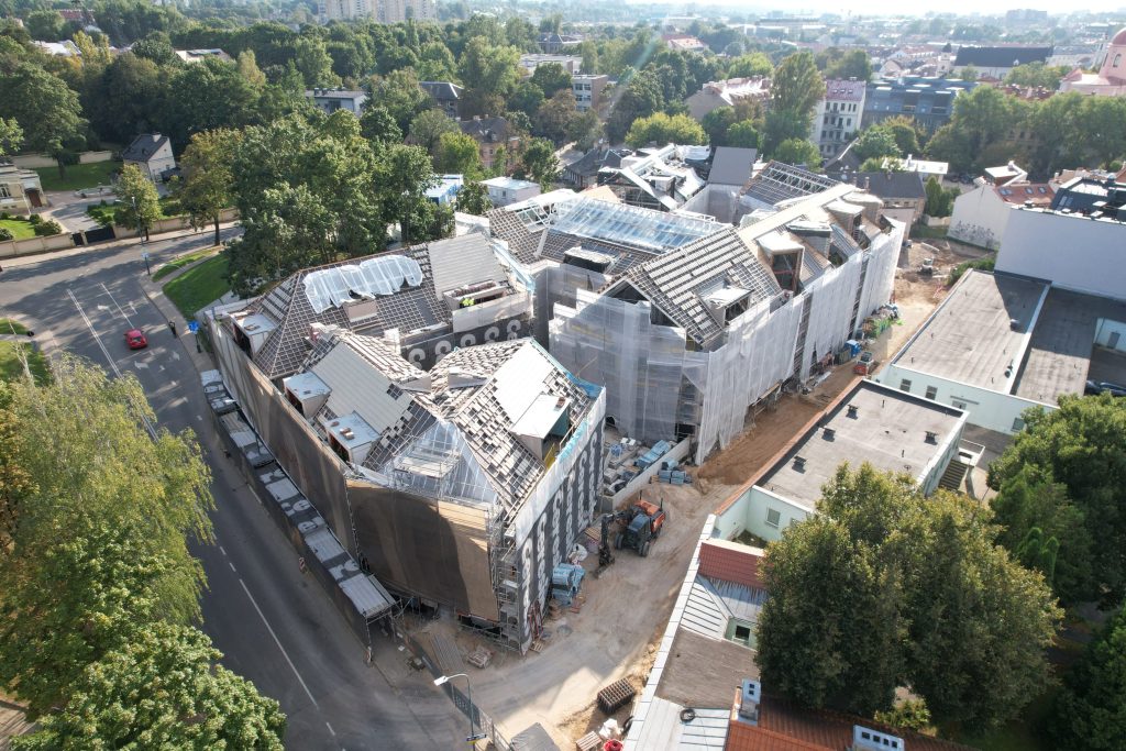 Sanguškų parkas (Žiupronių g. 7, 9) - Multi apartment - construction photos