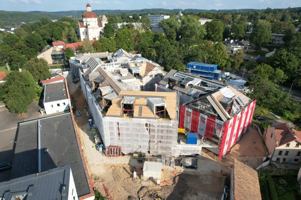Sanguškų parkas (Žiupronių g. 7, 9) - Multi apartment - construction photos
